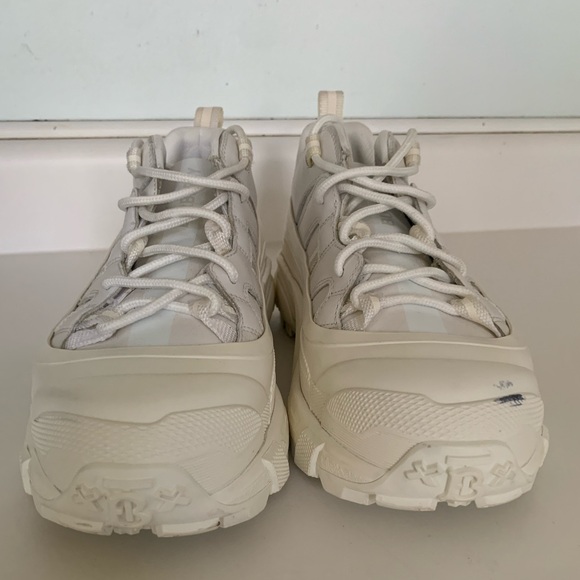 Burberry Arthur Chunky Trainers Size EU 39/US Size 9 White Sneakers - Picture 6 of 9